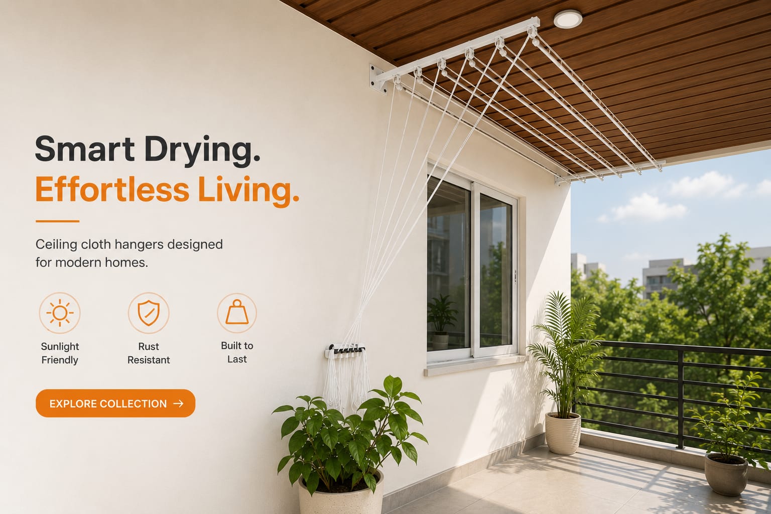 Ceiling Cloth Hanger Hyderabad
